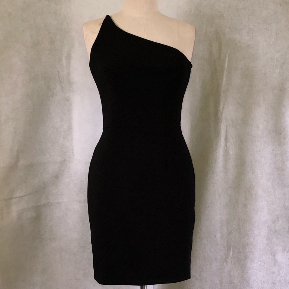Dress the population. mini black dress size medium